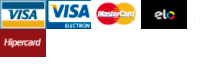 Formas de pagamento. Recebemos visa, visa electron, mastercard, elo e visa.