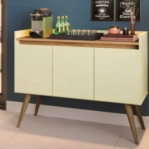 Imagem ilustrativa do buffet gold 3 portas perola mel Credilar