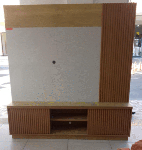 Home 2 Portas Ripado Naturale/Off White