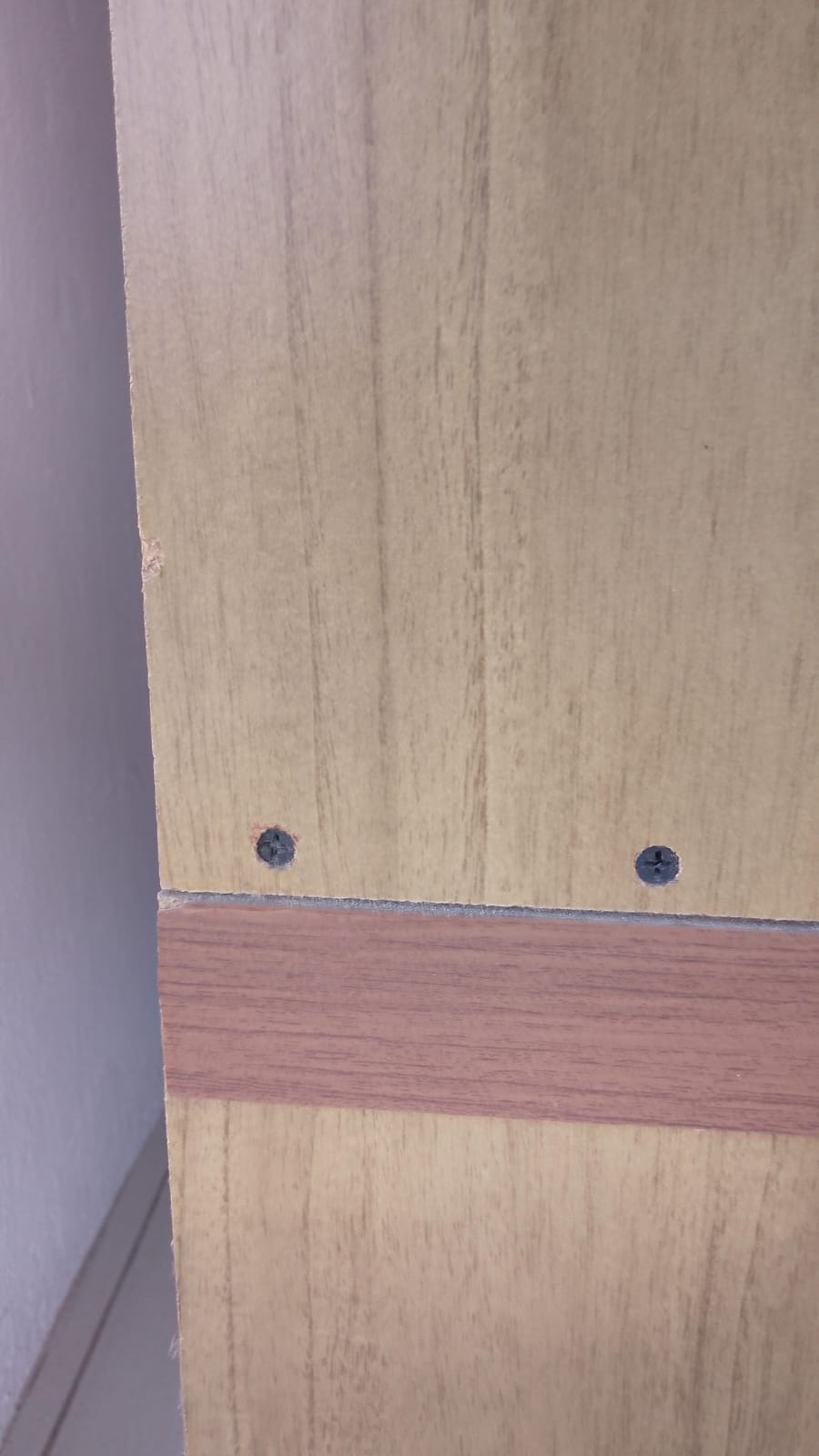 Home 2 Portas Ripado Naturale/Off White - Imagem 4